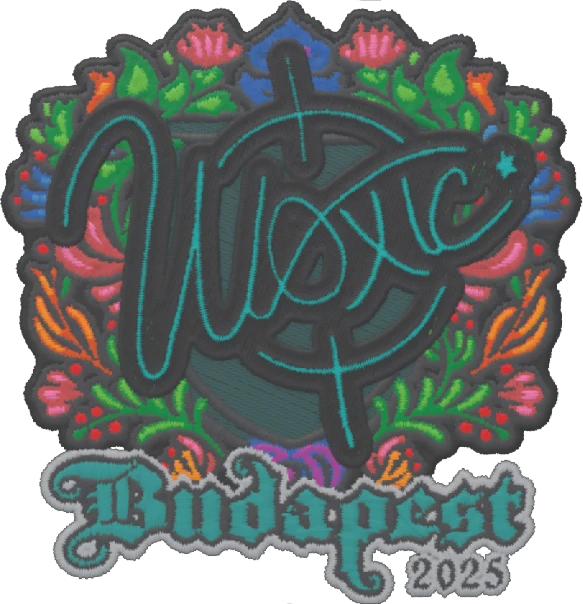 Sticker | woxic (Embroidered) | Budapest 2025