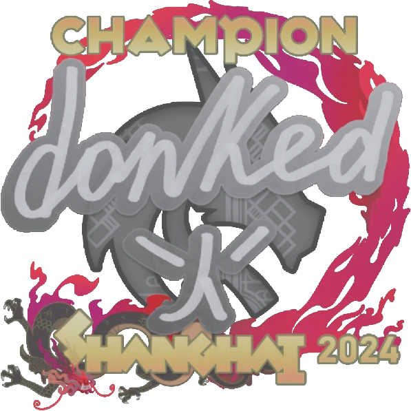 Sticker | donk (Champion) | Shanghai 2024