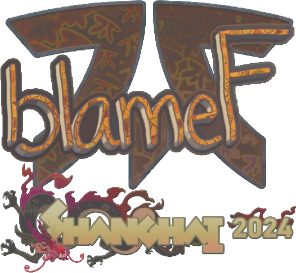 Sticker | blameF (Glitter) | Shanghai 2024