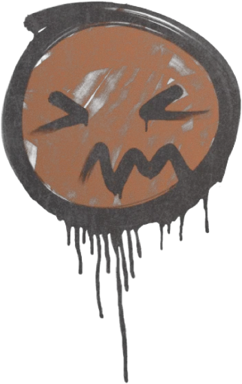 Sealed Graffiti | Grimace (Tiger Orange)