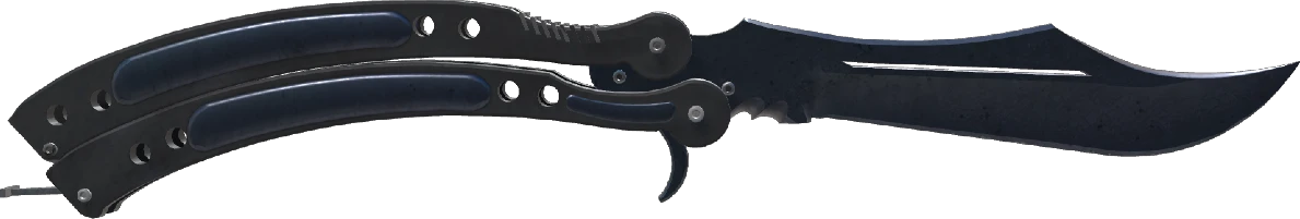 ★ Butterfly Knife | Blue Steel