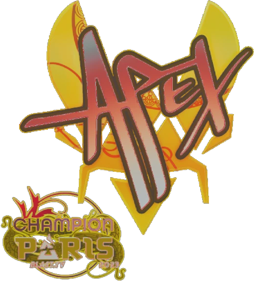 Sticker | apEX (Champion) | Paris 2023