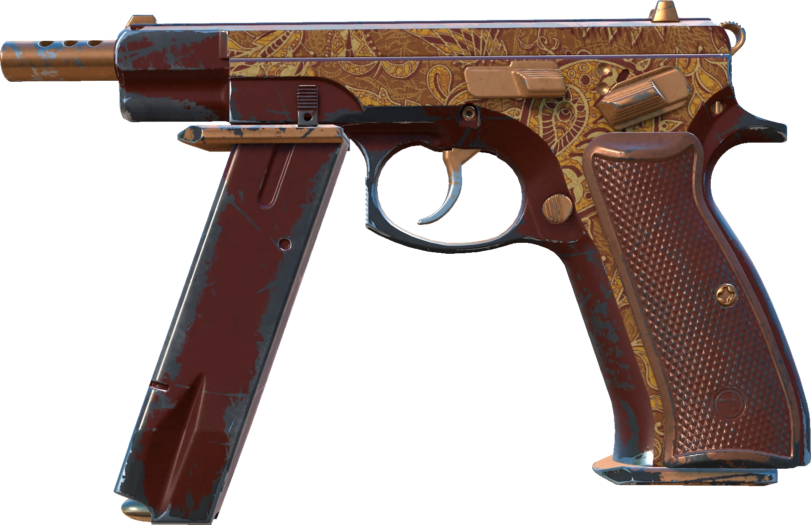 CZ75-Auto | Honey Paisley