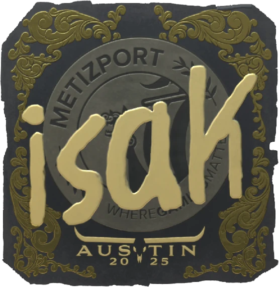 Sticker | isak | Austin 2025