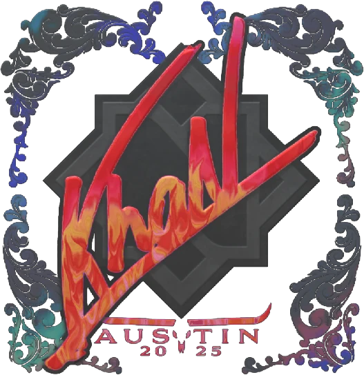 Sticker | khaN (Holo) | Austin 2025