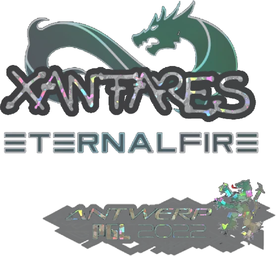 Sticker | XANTARES (Glitter) | Antwerp 2022