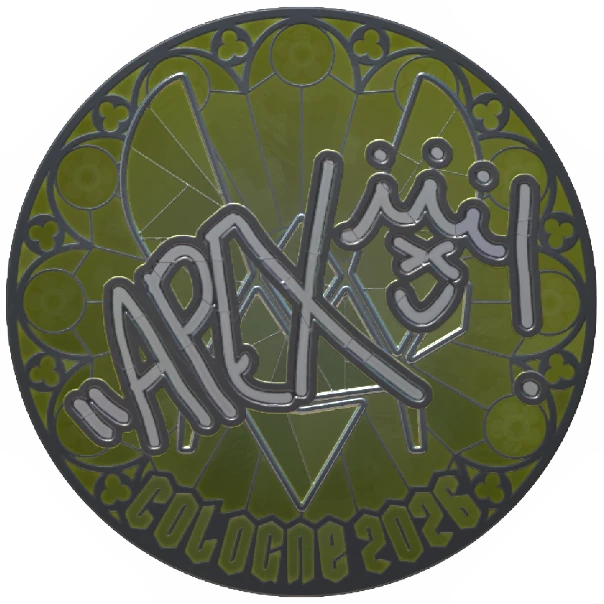 Sticker | apEX (Gold) | Cologne 2026