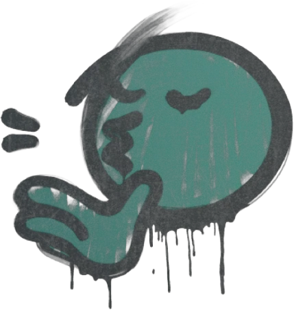Sealed Graffiti | Chef Kiss (Frog Green)