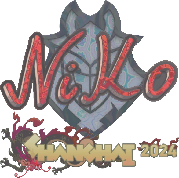 Sticker | NiKo | Shanghai 2024