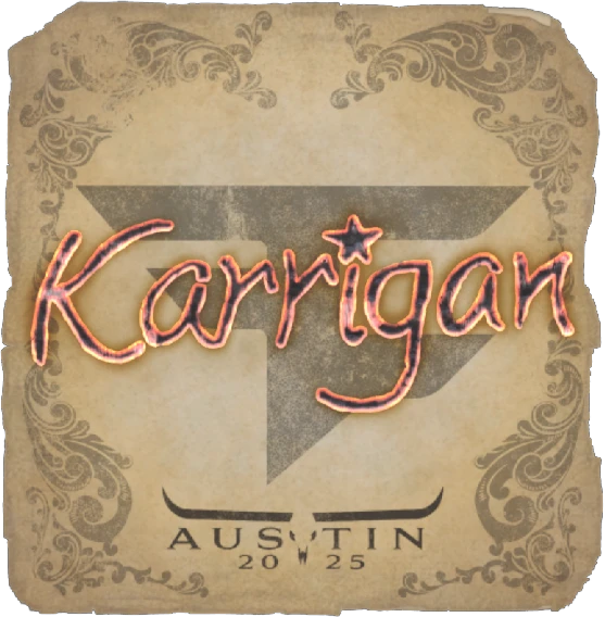 Sticker | karrigan | Austin 2025