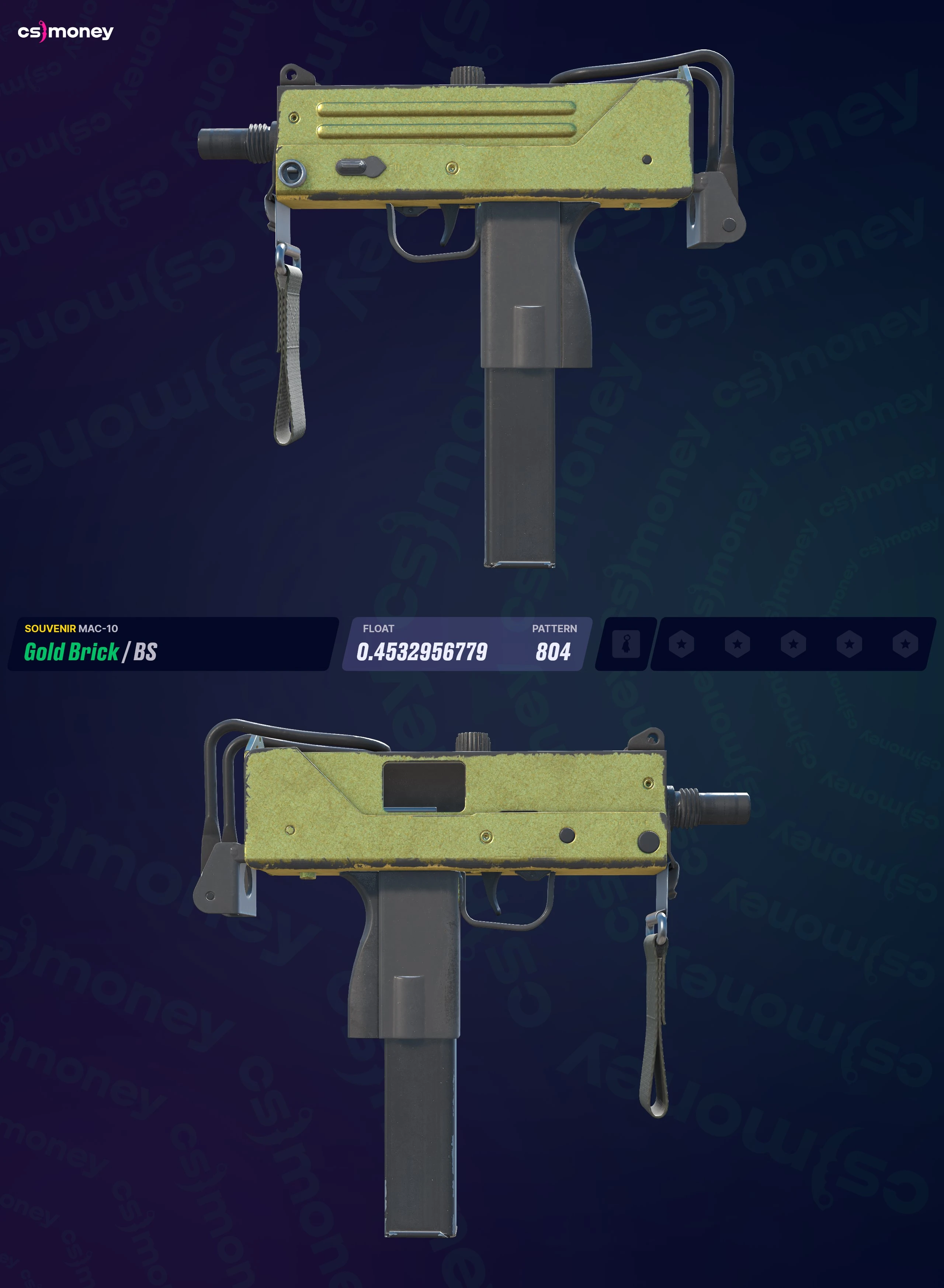 MAC-10 | Gold Brick