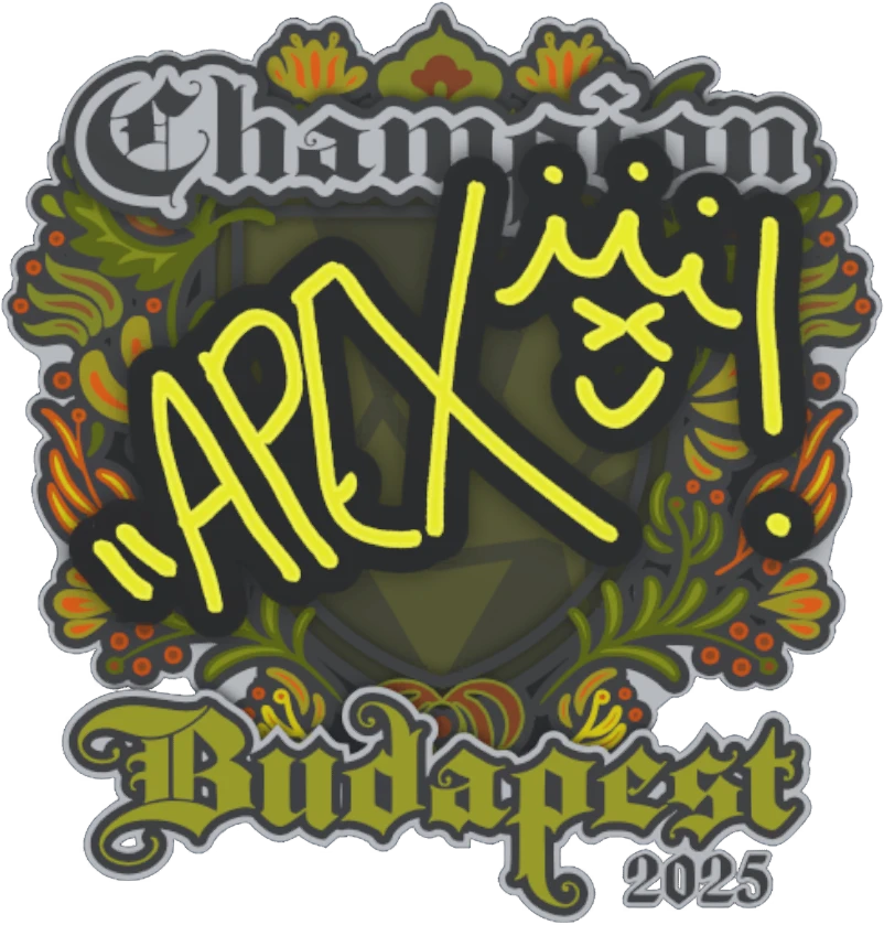 Sticker | apEX (Champion) | Budapest 2025