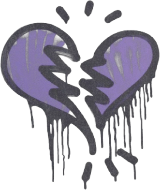 Sealed Graffiti | Broken Heart (Violent Violet)