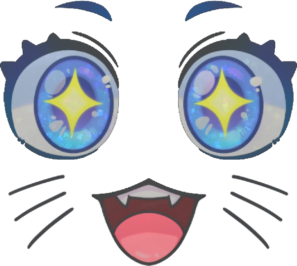 Sticker | Kawaii Eyes (Glitter)