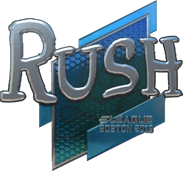Sticker | RUSH (Foil) | Boston 2018