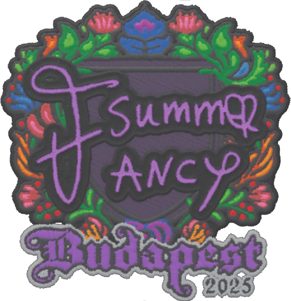 Sticker | Summer (Embroidered) | Budapest 2025