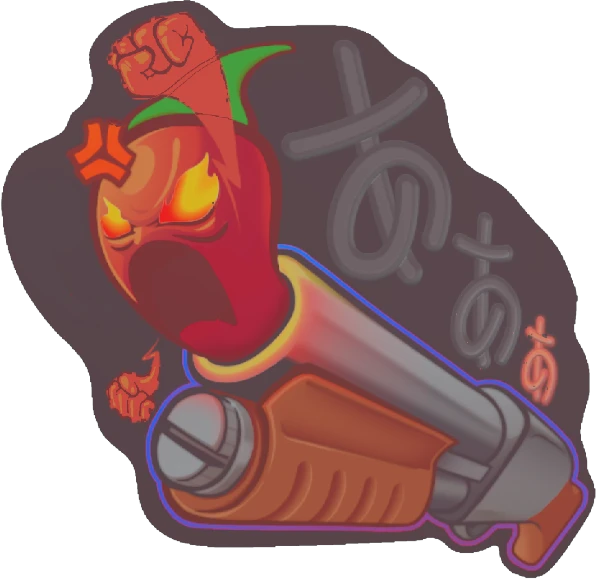 Sticker | Pepper Gauge (Lenticular)