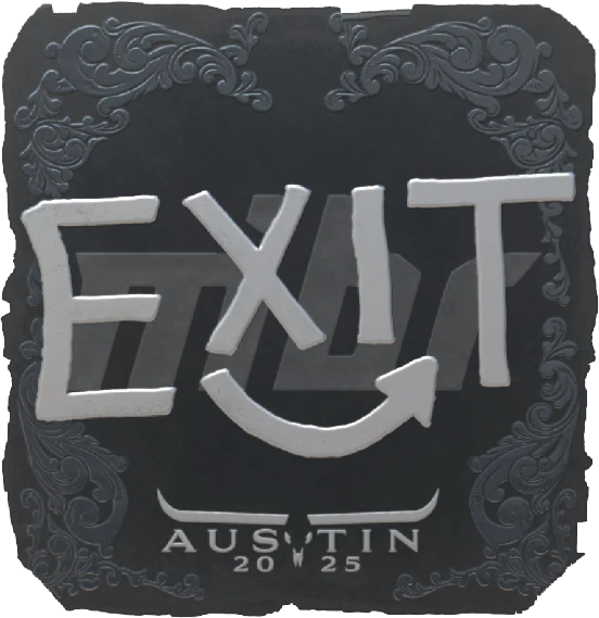 Sticker | exit | Austin 2025