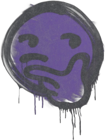 Sealed Graffiti | Thoughtfull (Monster Purple)