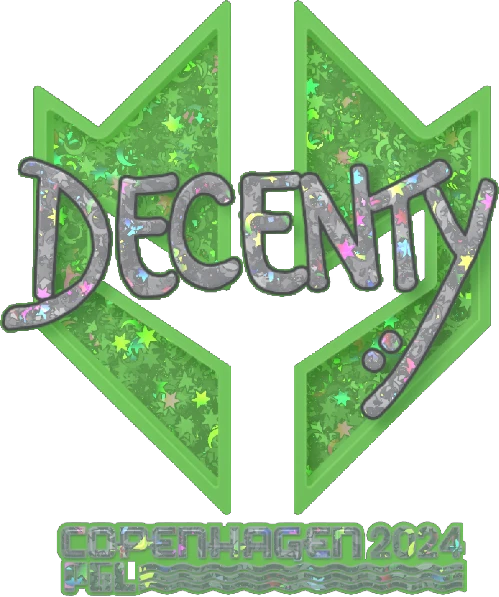 Sticker | decenty | Copenhagen 2024