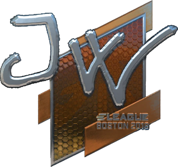 Sticker | JW (Foil) | Boston 2018