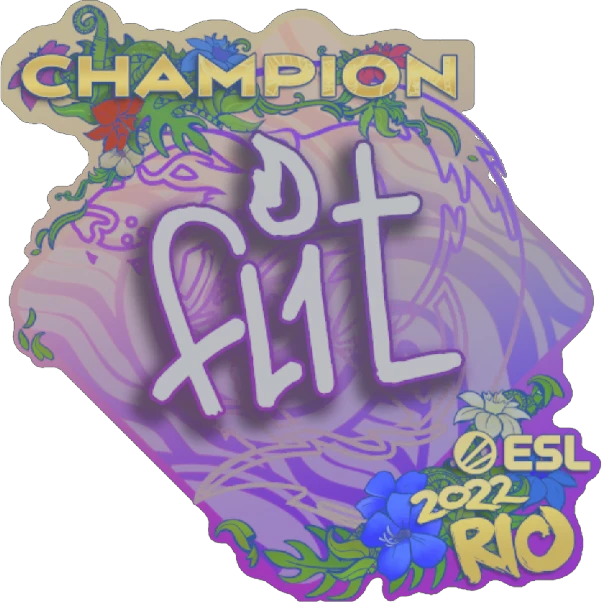 Sticker | FL1T (Holo, Champion) | Rio 2022