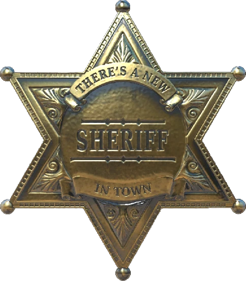 Sticker | New Sheriff (Foil)