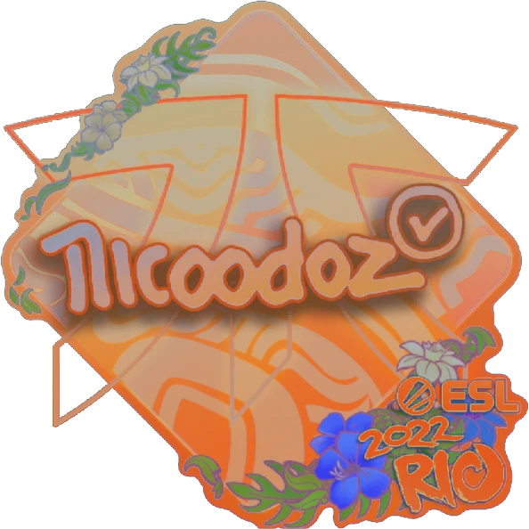 Sticker | nicoodoz (Glitter) | Rio 2022