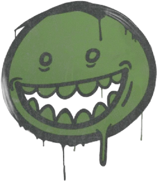 Sealed Graffiti | Mr. Teeth (Battle Green)