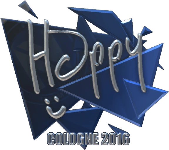 Sticker | Happy | Cologne 2016