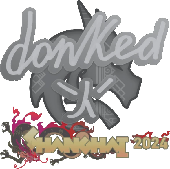 Sticker | donk (Glitter) | Shanghai 2024