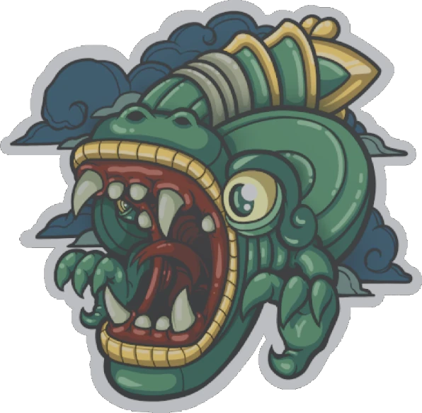 Sticker | Baby Fire Serpent