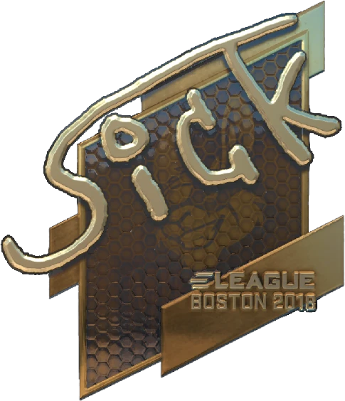 Sticker | SicK (Foil) | Boston 2018