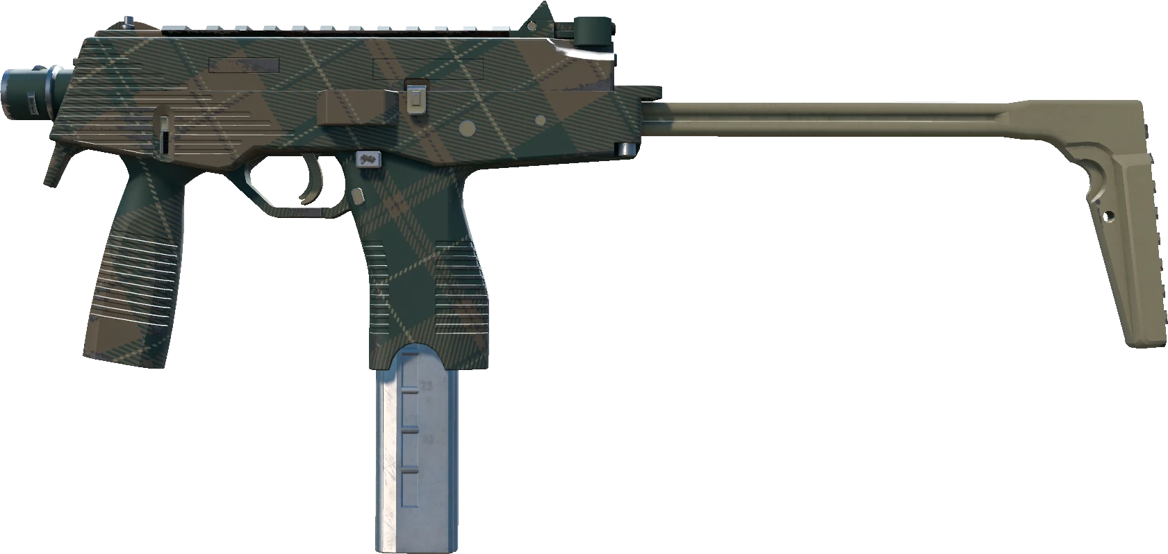MP9 | Green Plaid