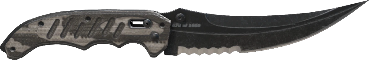 ★ Flip Knife | Black Laminate