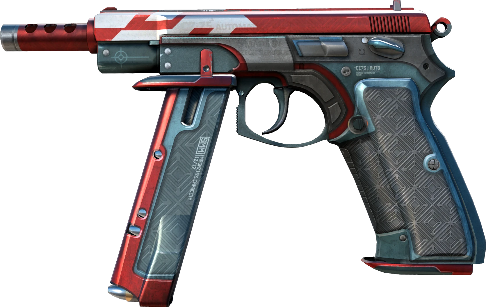 CZ75-Auto | Red Astor