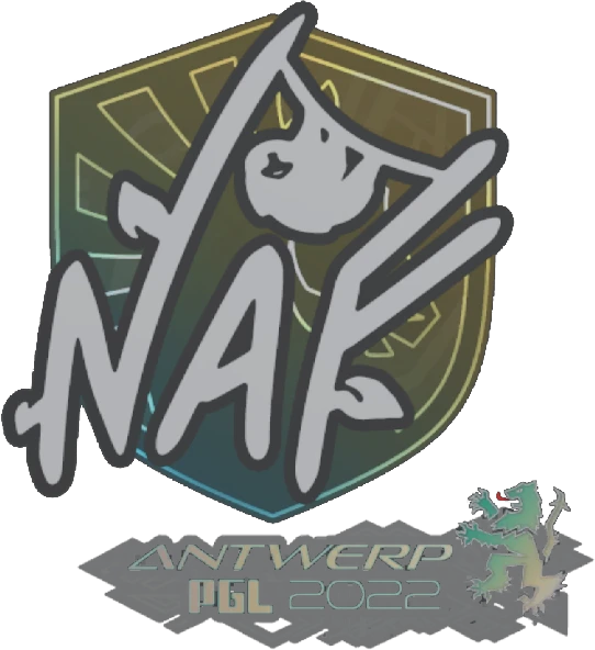 Sticker | NAF (Glitter) | Antwerp 2022
