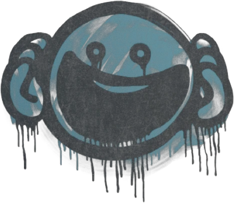 Sealed Graffiti | OMG (Wire Blue)
