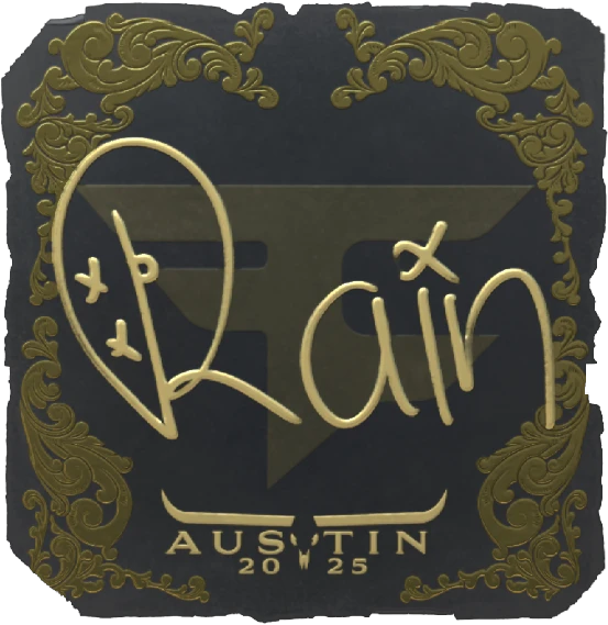 Sticker | rain | Austin 2025