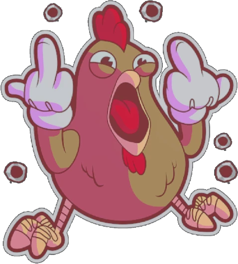 Sticker | Get Clucked