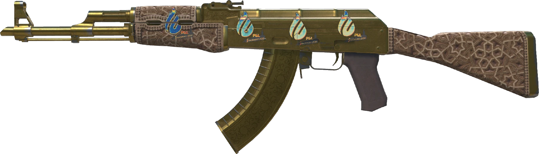 AK-47 | Gold Arabesque