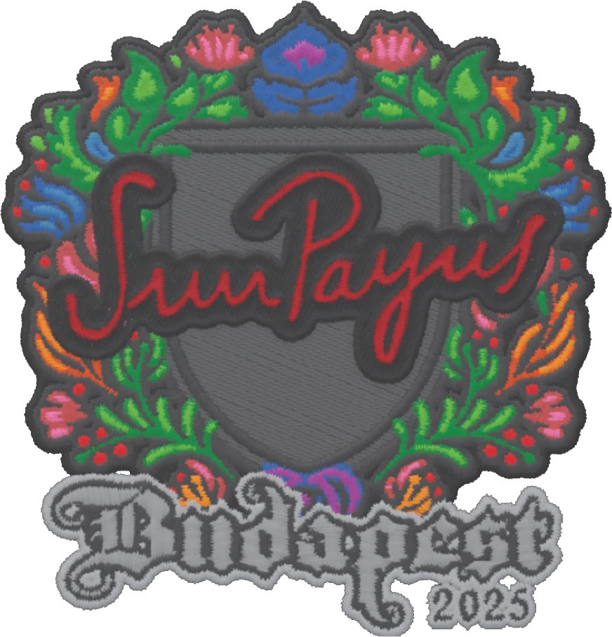 Sticker | SunPayus (Embroidered) | Budapest 2025
