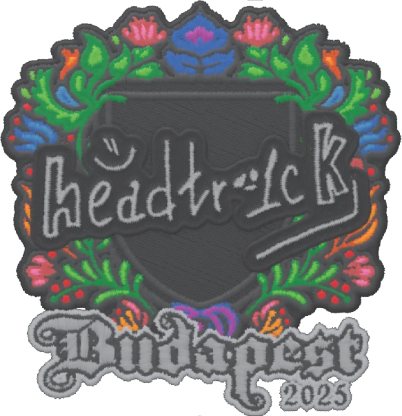 Sticker | headtr1ck (Embroidered) | Budapest 2025