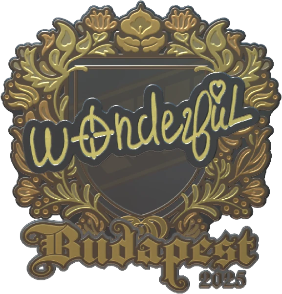 Sticker | w0nderful | Budapest 2025
