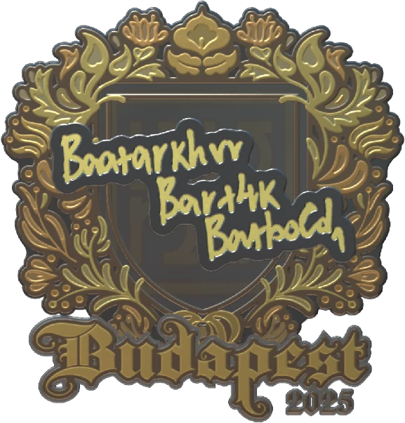 Sticker | Bart4k (Gold) | Budapest 2025