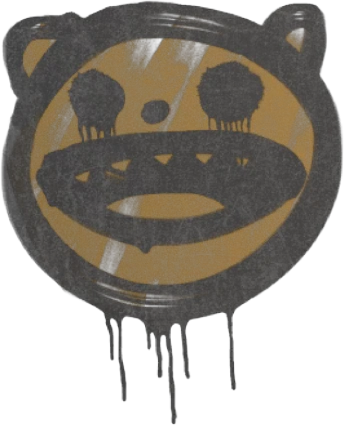 Sealed Graffiti | Happy Cat (Desert Amber)