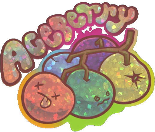Sticker | Aceberry (Glitter)