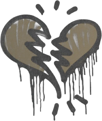 Sealed Graffiti | Broken Heart (Dust Brown)