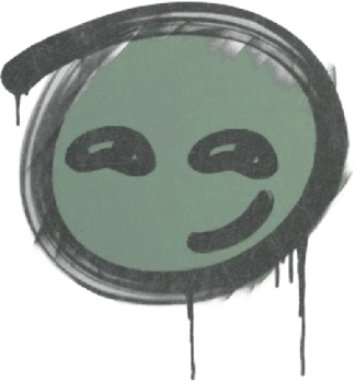 Sealed Graffiti | Smirk (Cash Green)