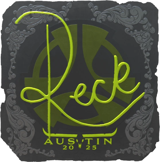 Sticker | reck (Foil) | Austin 2025